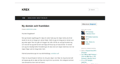 Desktop Screenshot of krex.se